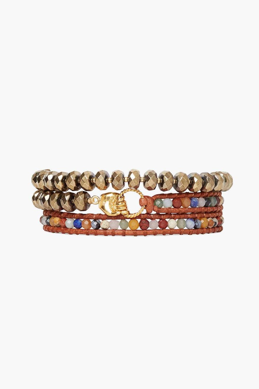 Jewelry Chan Luu | Mano Triple Wrap Bracelet Multi Mix