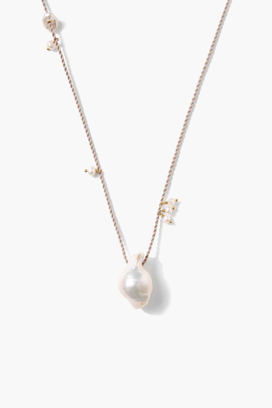 Jewelry Chan Luu | Rosario Necklace White Pearl