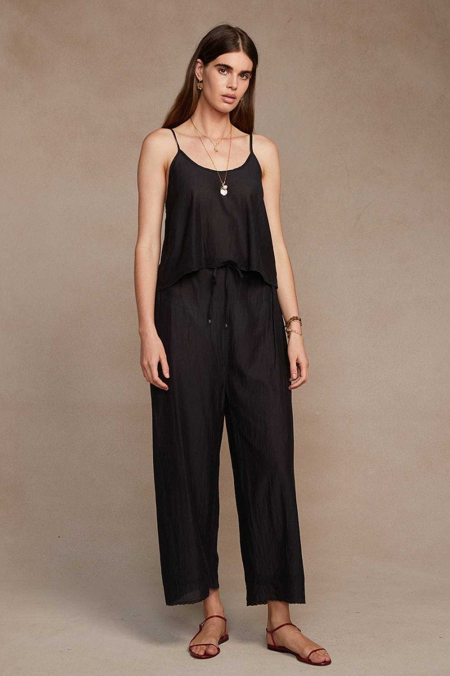 Ready To Wear Chan Luu | Lana Drawstring Pant Black