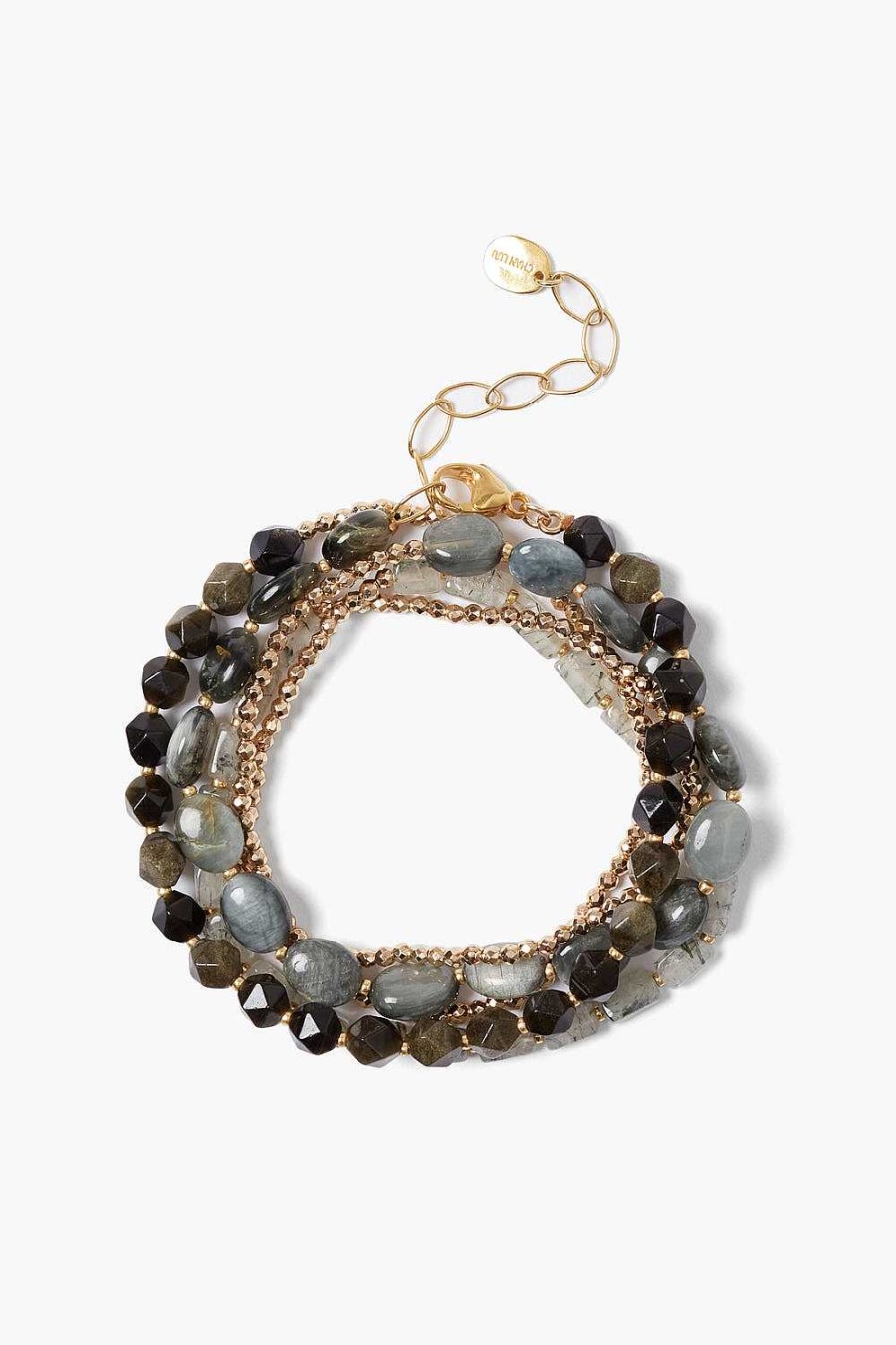 Jewelry Chan Luu | Kenai Naked Wrap Bracelet Black Mix