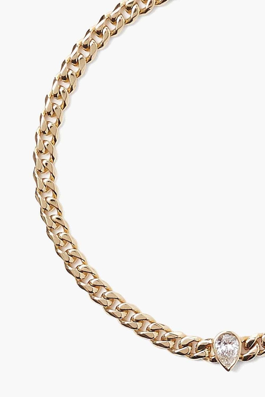 Jewelry Chan Luu | 14K Pear Diamond Chain Bracelet