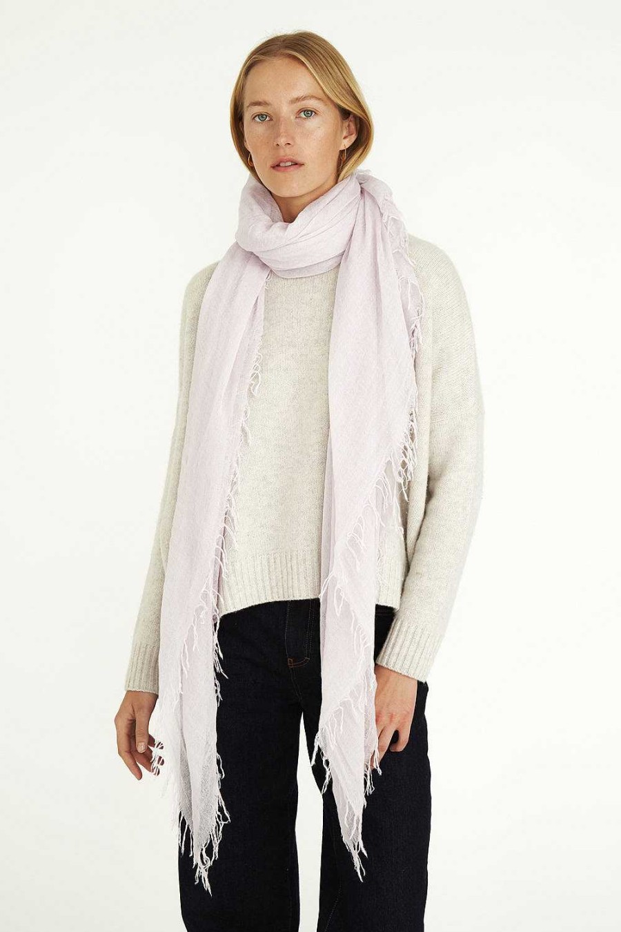 Accessory Chan Luu | Orchid Hush Cashmere And Silk Scarf