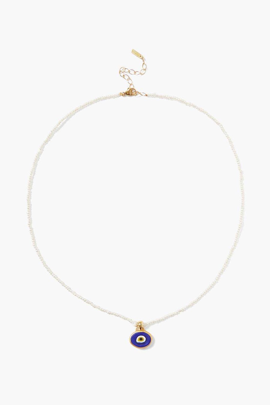 Jewelry Chan Luu | Mya Evil Eye Necklace Blue Mix