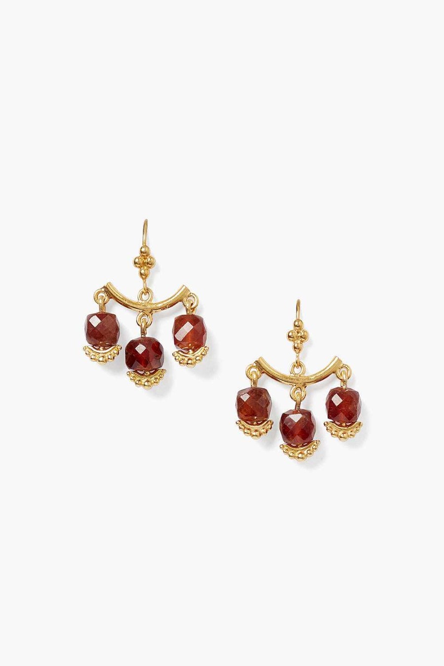 Jewelry Chan Luu | Anahi Chandelier Earrings Hessonite