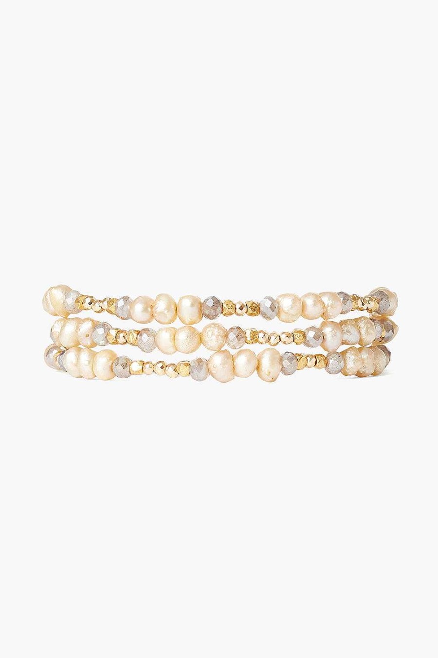 Jewelry Chan Luu | Champagne Pearl Antica Bracelet