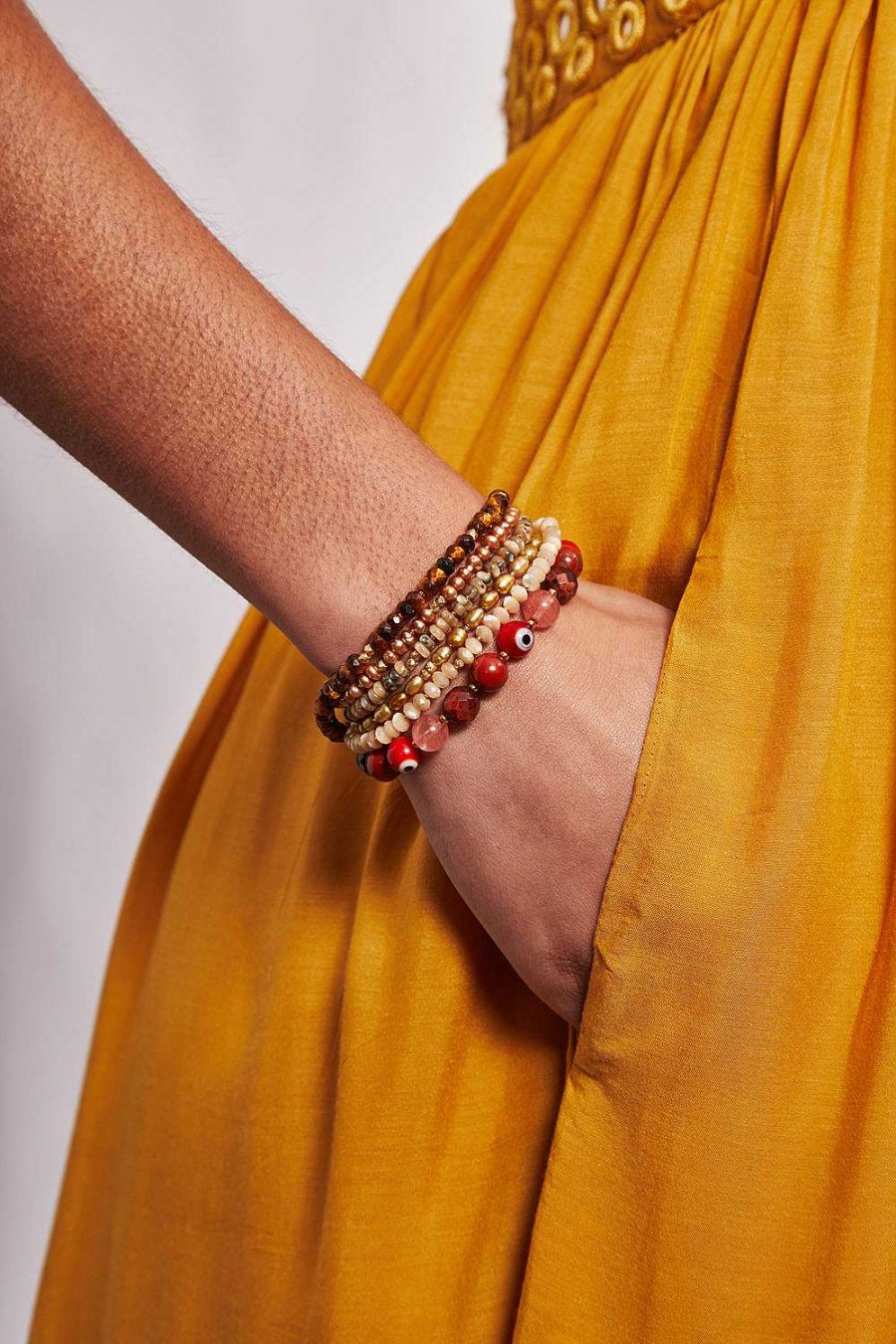 Jewelry Chan Luu | Riviera Wrap Bracelet Natural Mix