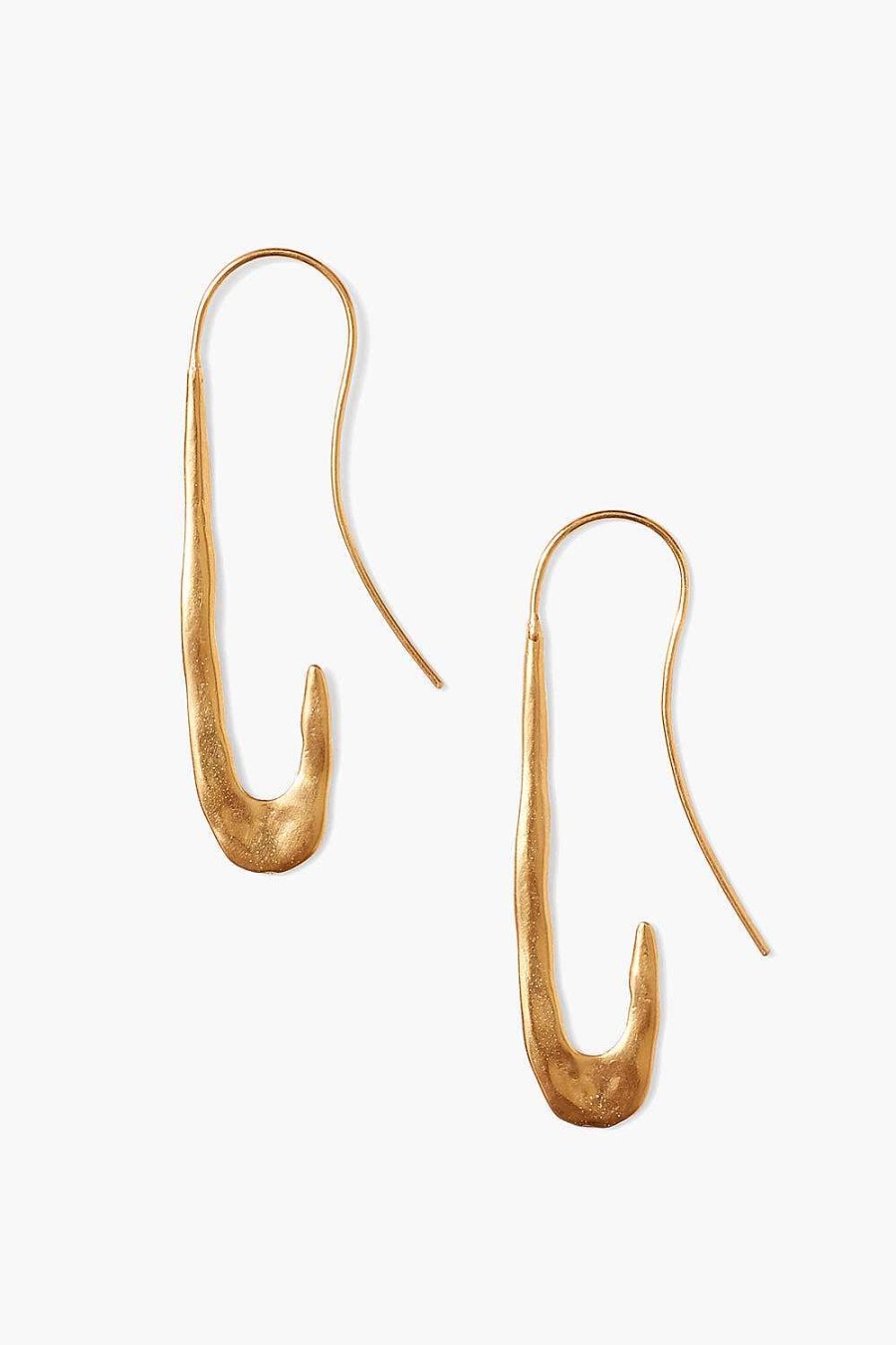 Jewelry Chan Luu | Gala Crescent Earrings Maxi Gold