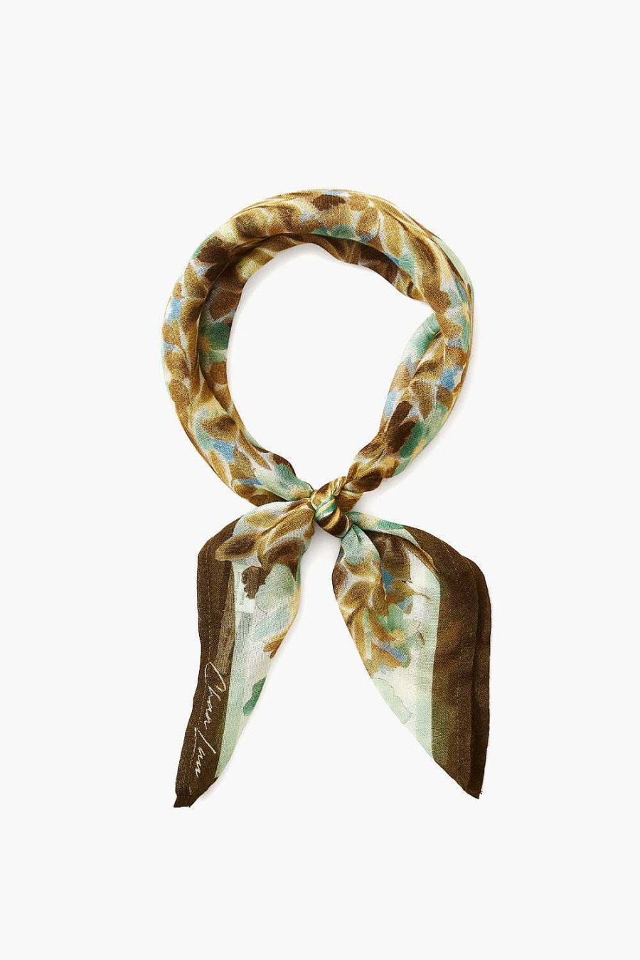 Accessory Chan Luu | Turquoise Floral Bandana