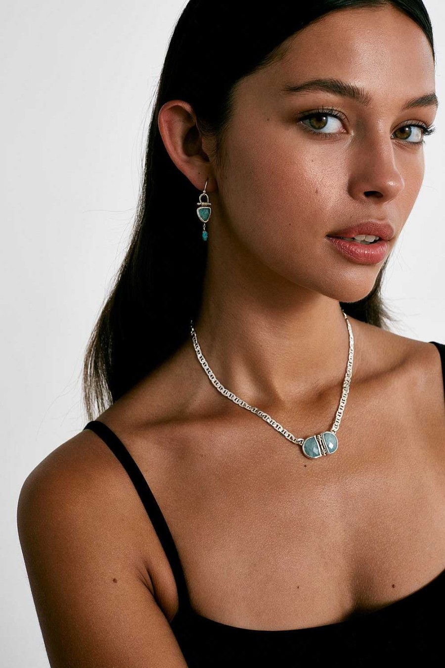 Jewelry Chan Luu | Rahel Drop Earrings Amazonite