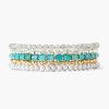 Jewelry Chan Luu | Turquoise And Metallic Mix Wrap Bracelet