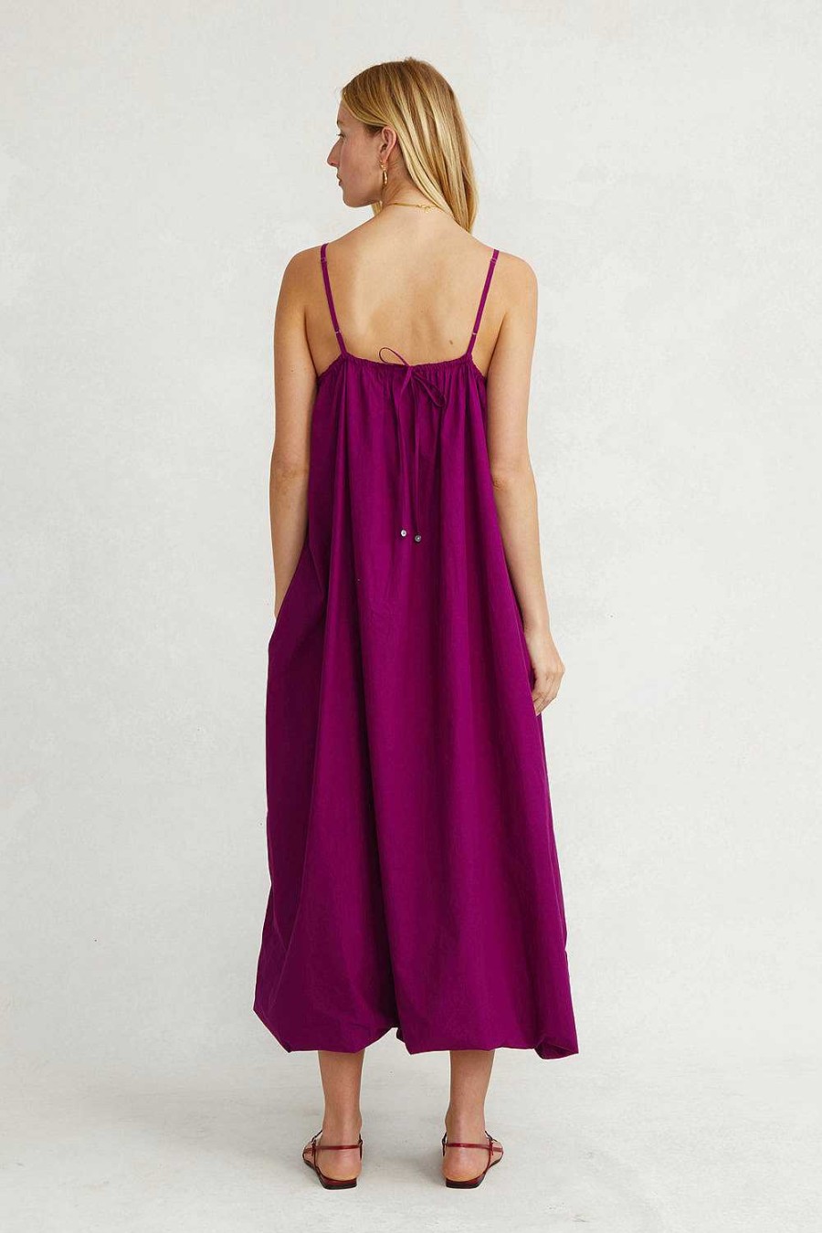 Ready To Wear Chan Luu | Cami Bubble Dress Grape