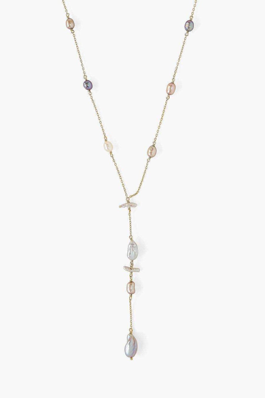 Jewelry Chan Luu | Willow Necklace Grey Mix