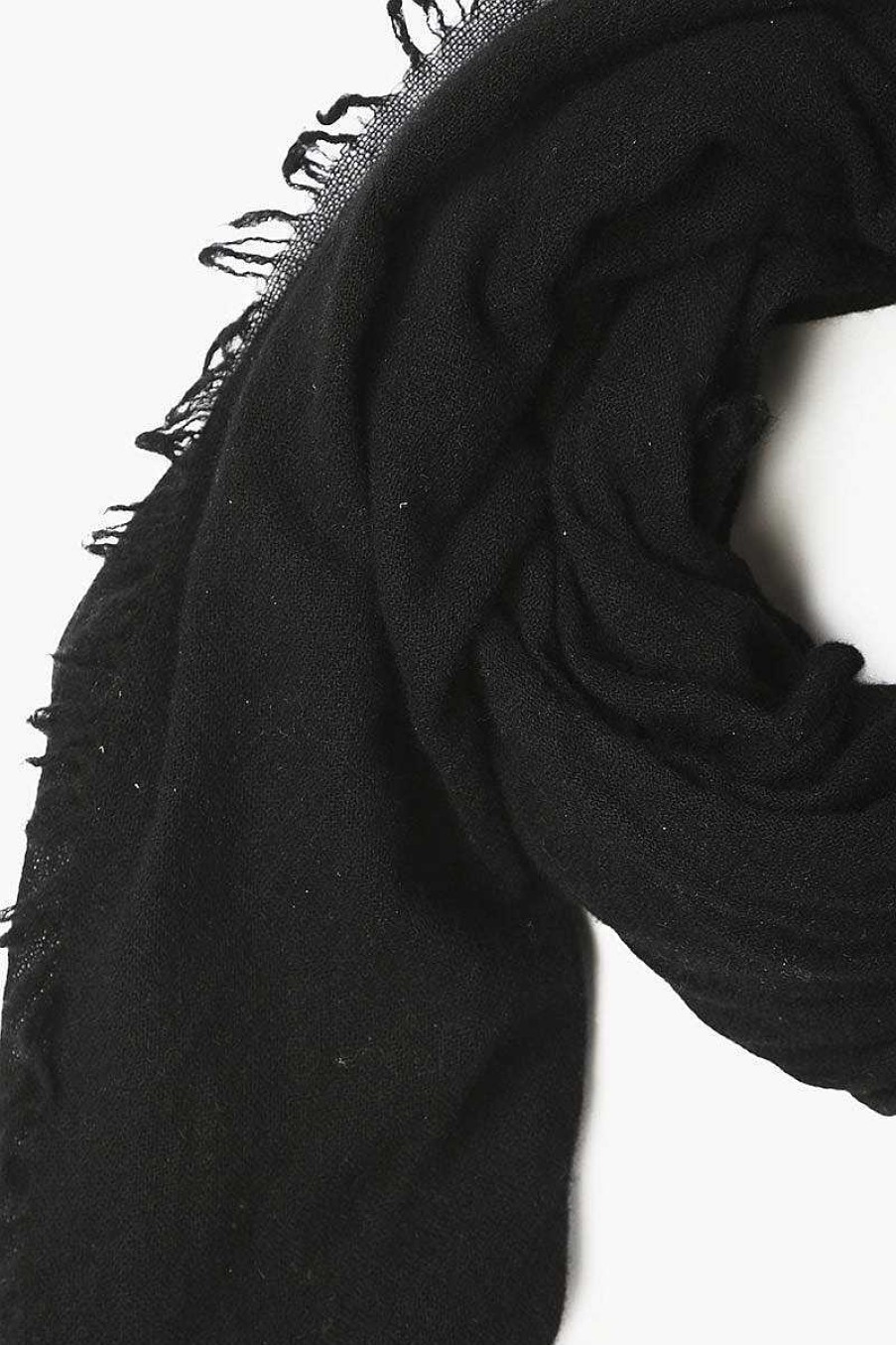 Accessory Chan Luu | Black 100% Cashmere Scarf