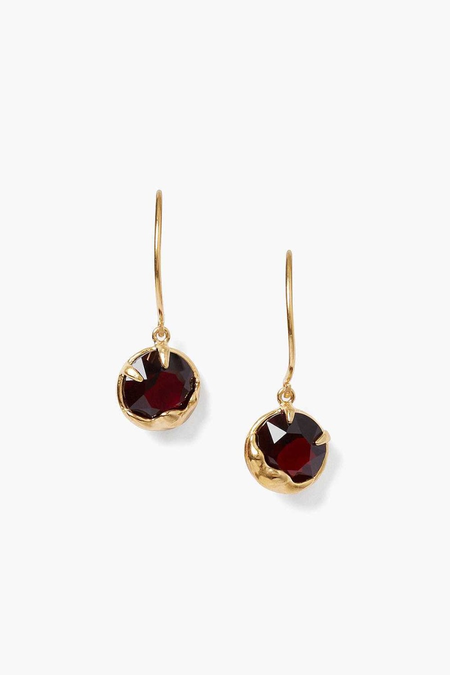 Jewelry Chan Luu | January Birthstone Earrings Garnet Crystal