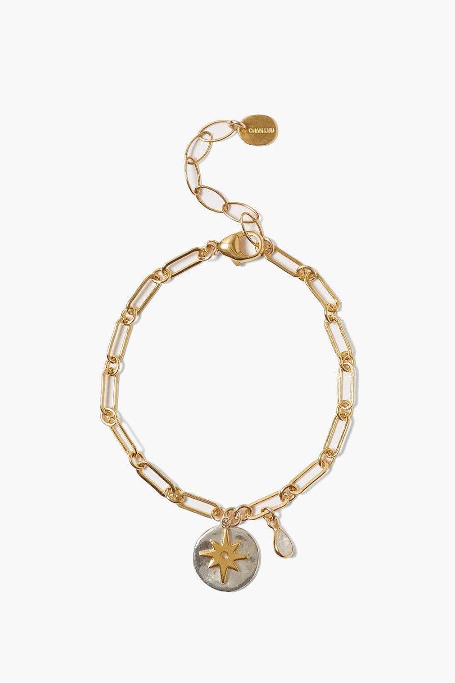 Jewelry Chan Luu | Beacon Charm Bracelet Gold Mix