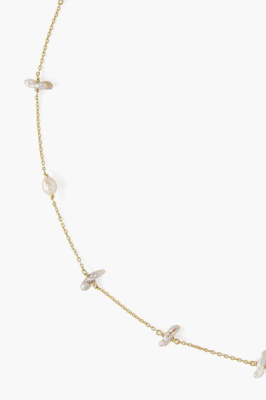 Jewelry Chan Luu | Willow Short Necklace Grey Mix