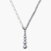 Jewelry Chan Luu | Marion Drop Necklace Grey Pearl