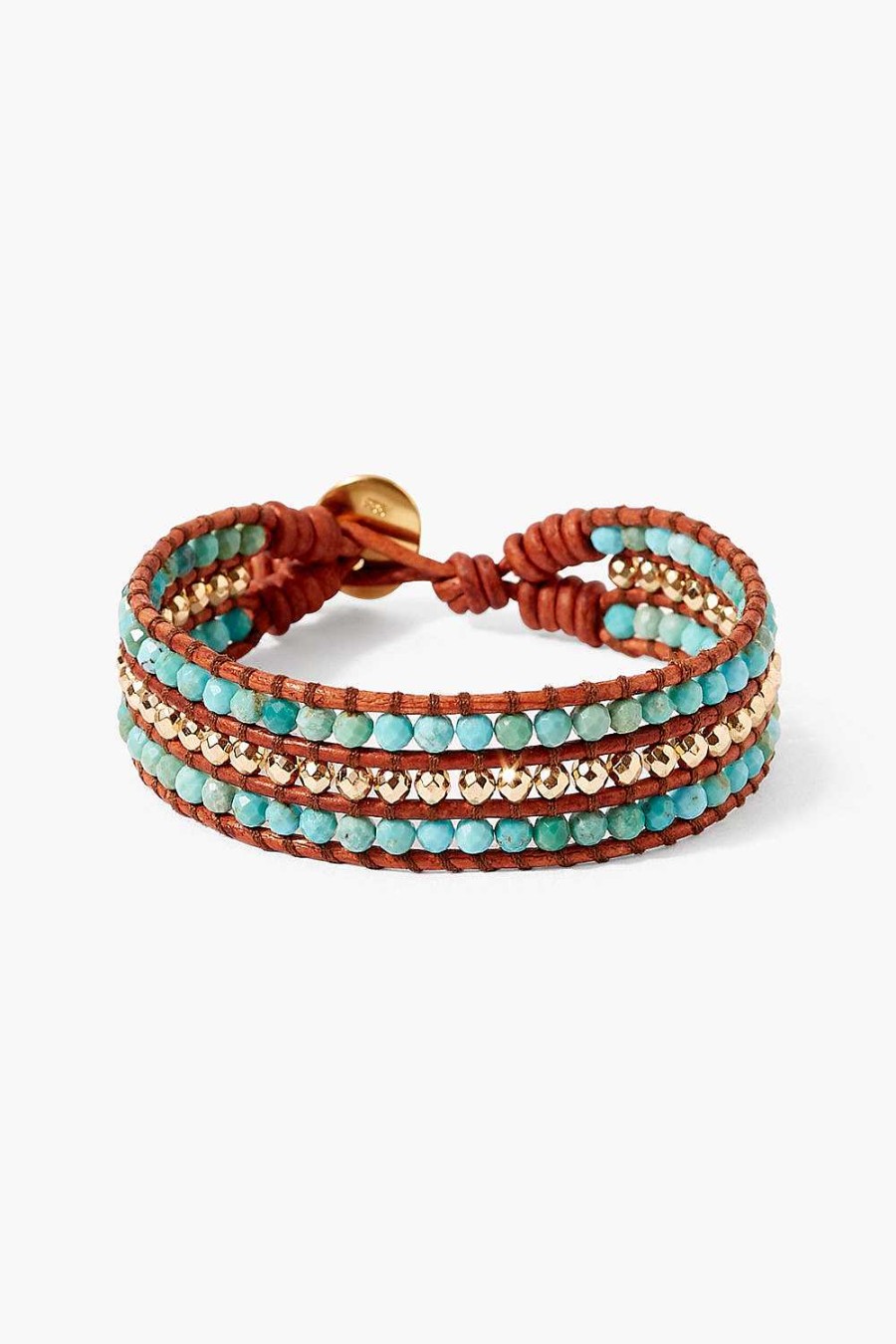 Jewelry Chan Luu | Sedona Single Wrap Bracelet Turquoise