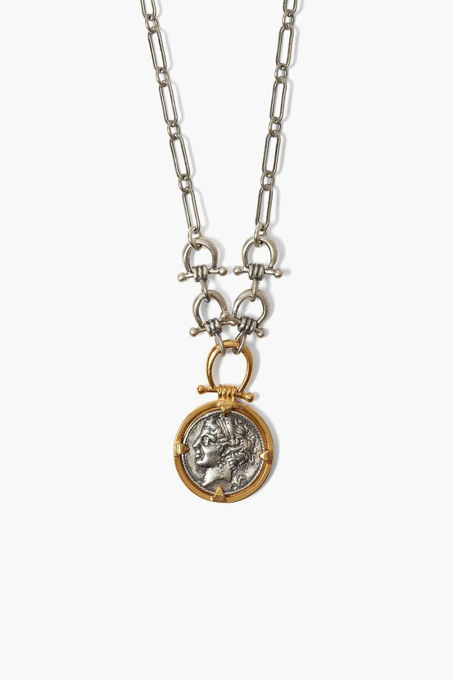 Jewelry Chan Luu | Imperatrice Coin Necklace Silver Mix