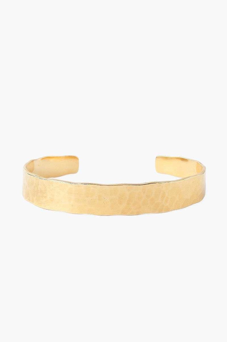 Jewelry Chan Luu | Yellow Gold Hammered Cuff