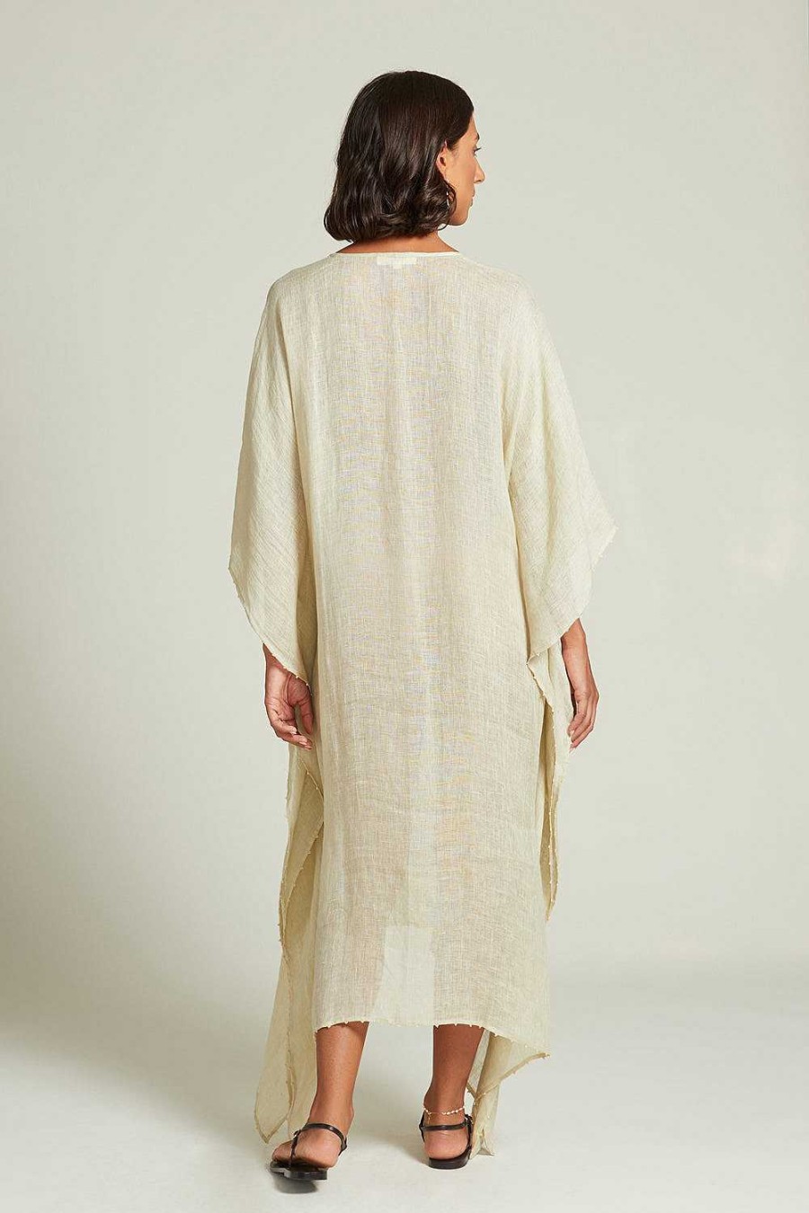 Ready To Wear Chan Luu | Calypso Caftan Light Sage