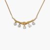 Jewelry Chan Luu | Crystal Crescent Necklace Yellow Gold