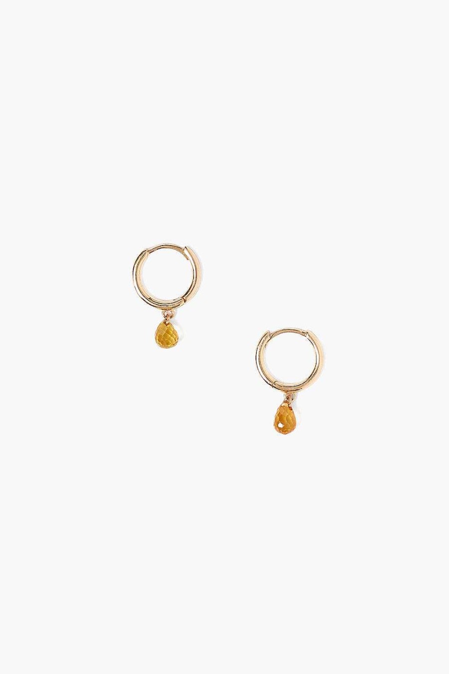 Jewelry Chan Luu | 14K Yellow Sapphire Aurora Hoops