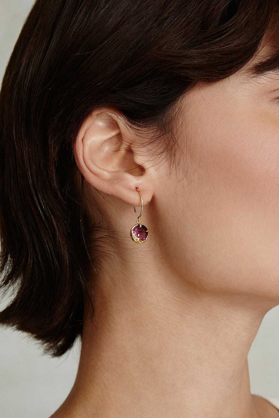 Jewelry Chan Luu | February Birthstone Earrings Amethyst Crystal