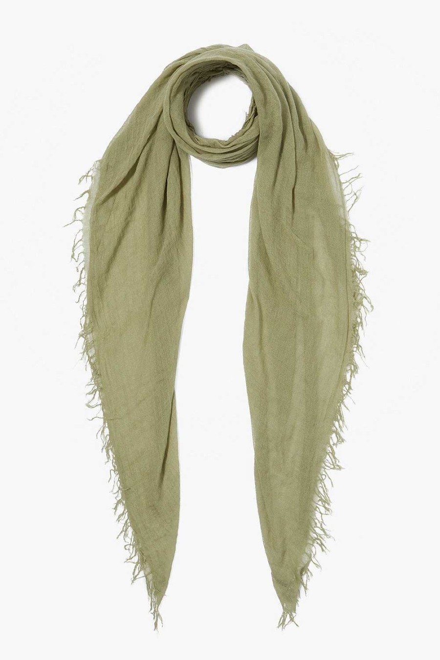 Accessory Chan Luu | Sage Cashmere And Silk Scarf