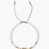 Jewelry Chan Luu | Tab Pull-Tie Bracelet White Pearl