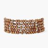 Jewelry Chan Luu | Bronze Pearl And Crystal Naked Wrap Bracelet