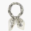 Accessory Chan Luu | Painterly Floral Print Bandana Egret