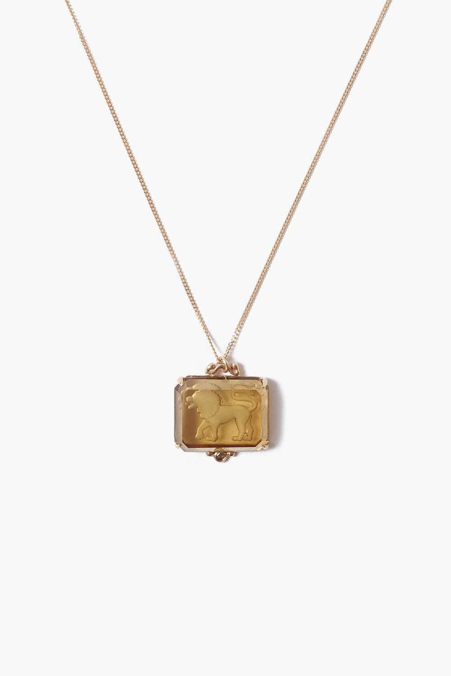 Jewelry Chan Luu | 14K Leo Zodiac Necklace