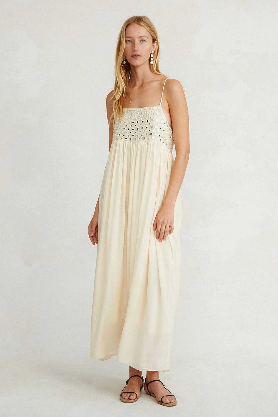 Ready To Wear Chan Luu | Sahara Dress Cloud Cream