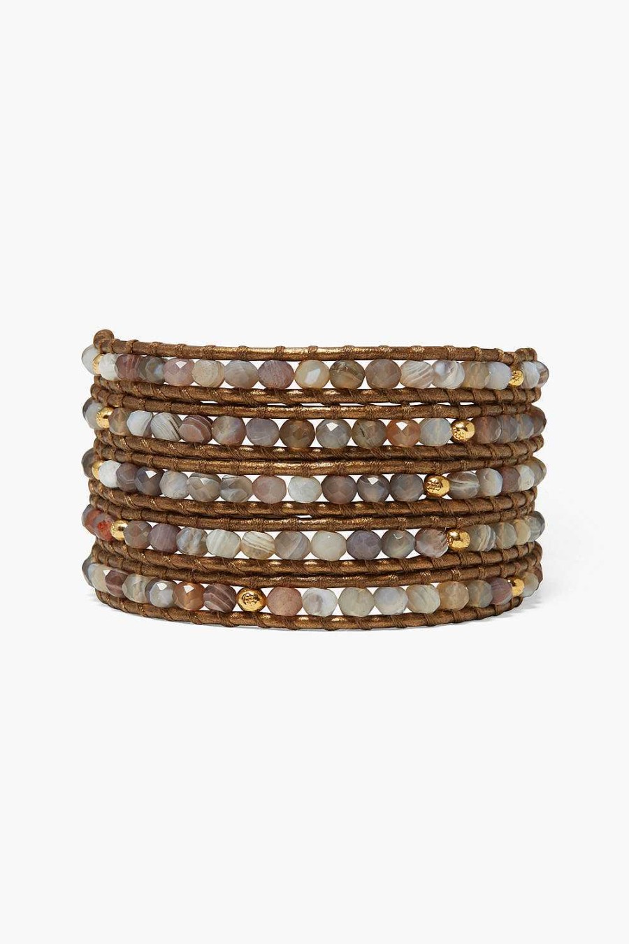 Jewelry Chan Luu | Denali Wrap Bracelet Botswana Agate