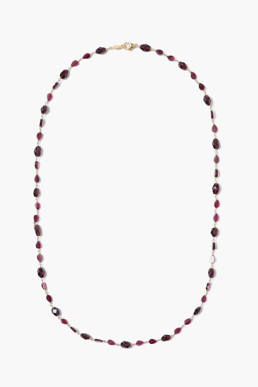 Jewelry Chan Luu | Mona Necklace Garnet