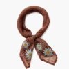 Accessory Chan Luu | Cognac Embroidered Floral Bandana