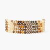 Jewelry Chan Luu | Bronze Pearl Mix Gradient Naked Wrap Bracelet