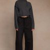 Ready To Wear Chan Luu | Paper Bag Barrel Pant Black