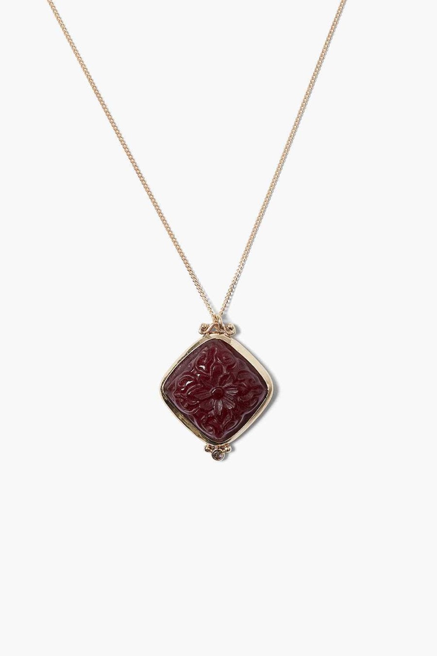 Jewelry Chan Luu | 14K Rosalyn Necklace Red Quartz