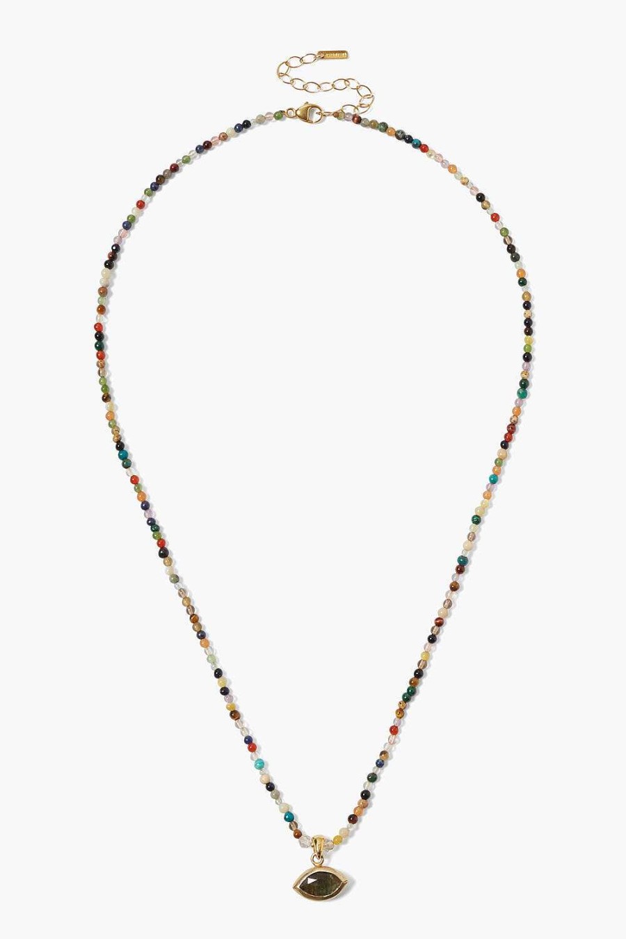 Jewelry Chan Luu | Bondi Evil Eye Necklace Multi