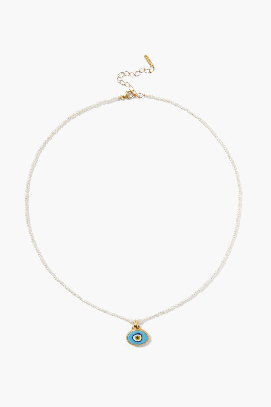 Jewelry Chan Luu | Mya Evil Eye Necklace Turquoise Mix