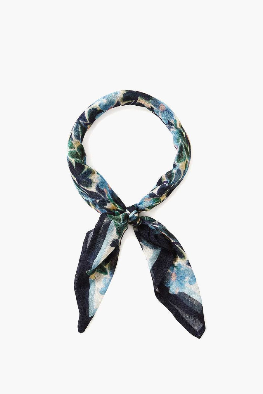 Accessory Chan Luu | Crown Blue Floral Bandana