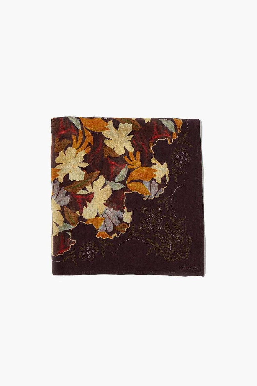 Accessory Chan Luu | Garden Floral Bandana Magnolia