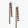 Jewelry Chan Luu | Black Crystal And Gold Duo Earrings