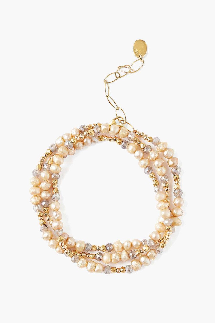 Jewelry Chan Luu | Champagne Pearl Antica Bracelet