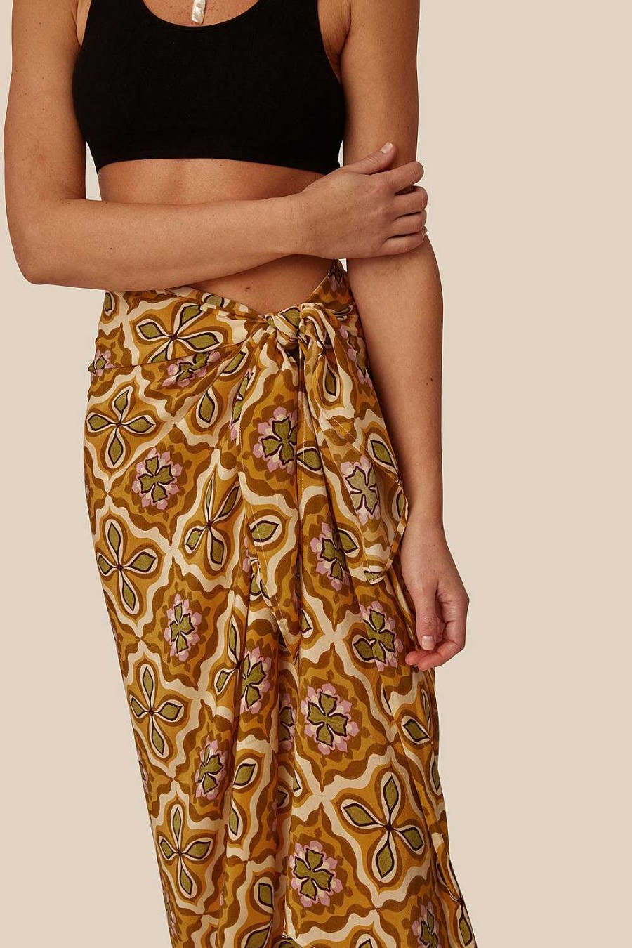 Ready To Wear Chan Luu | Mineral Yellow Crux Sarong