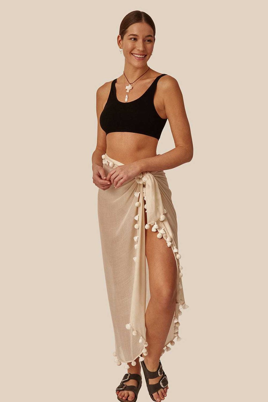 Ready To Wear Chan Luu | Seedpearl Tassle Sarong