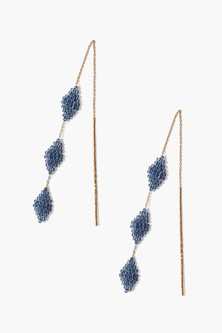 Jewelry Chan Luu | Montana Crystal Diamond Thread Earrings