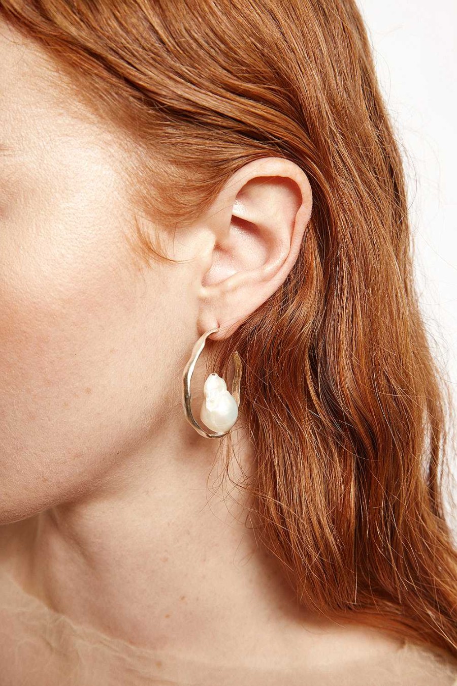 Jewelry Chan Luu | Selene Hoop Earrings Silver